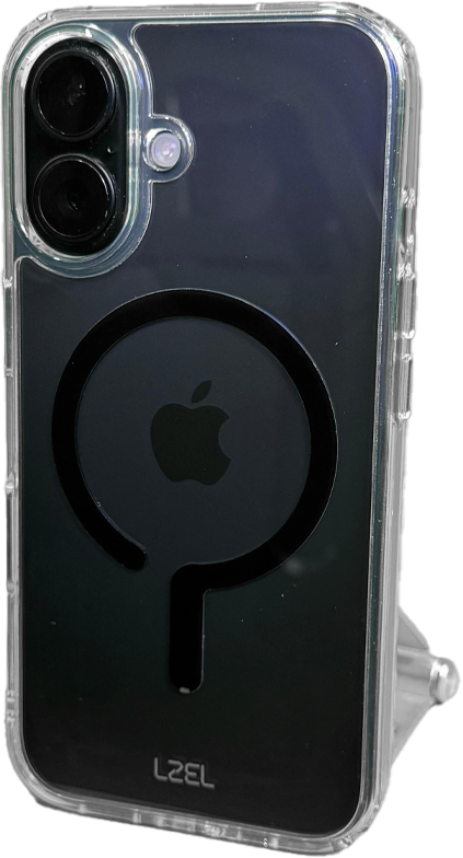 LZEL iPhone 16 Mag Clear Fusion With New MagSafe | Black LZEL iPhone 16 Mag Clear Fusion With New MagSafe | Black